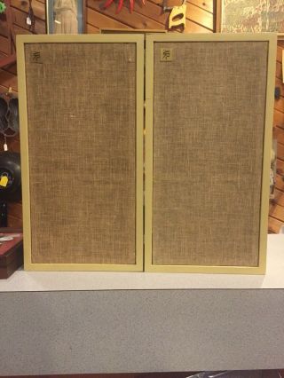 Vintage 1967 Acoustic Research Ar - 4x Speakers In Cabinets