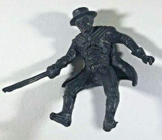 Vintage Marx Lido Zorro Black 54mm Character Figures Sword Playset Walt Disney