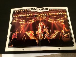 Iron Maiden The Beast On The Road Tour Book/program Vintage 1982 Very Rare Vg,