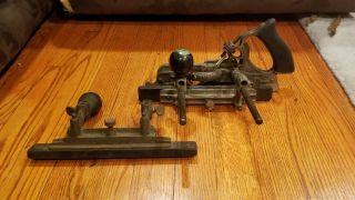 Vintage Stanley No 45 Combination Plane With Extra Fence