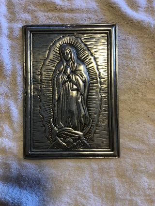 Our Lady Of Guadalupe/virgen De Guadalupe Pewter