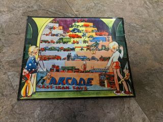 Vintage Arcade Cast Iron Toy Sign Metal Home Decor Wall Hanging Decoration