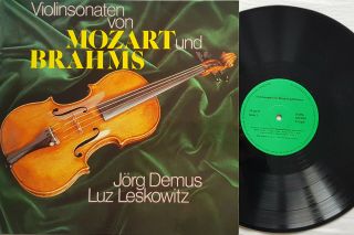 Jorg Demus,  Luz Leskowit: Brahms & Mozart - Sonatas For Violin & Piano/ Private