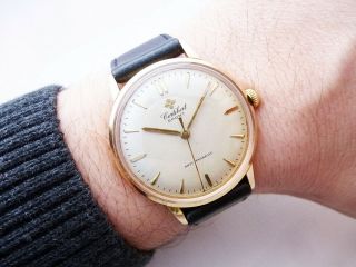 Rare Swiss Cortebert Sport Cal.  : 697 Vintage Wristwatch From 1950 