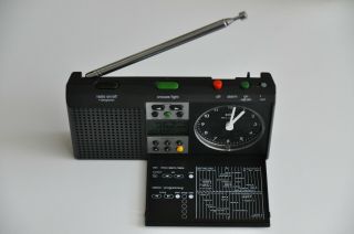 Braun Abr 314 Df Black Clock Alarm Radio Type 3869 Designed Rams Lubs Vintage