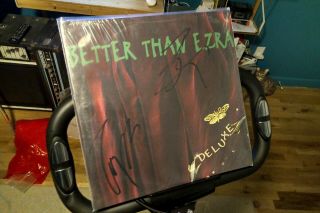 Better Than Ezra - Deluxe - Rare 2 X Vinyl Lp Signed Autographed 2018