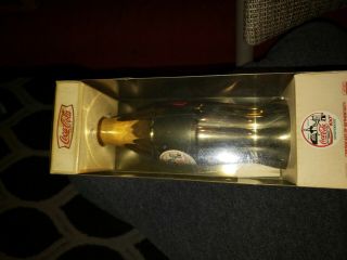 2000 Coca Cola 100th Anniversary Gold Commemorative Bottle W Box