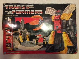 Transformers G1 Omega Supreme Vintage Near Complete W/ Box