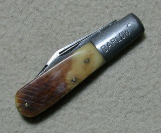 Vintage Barlow Sabre 3,  Folding Pocket Knife With 2 Blades,  Made In Japan