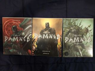 Batman: Damned 1 - 3 Complete Set - All Bs - All 1st Prints Dc Black Label