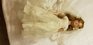 Vintage Madame Alexander Bride Doll,  Composition,  With All,  dress 20 