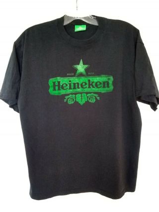 Heineken Beer Official Merchandise Black T Shirt Medium (m)