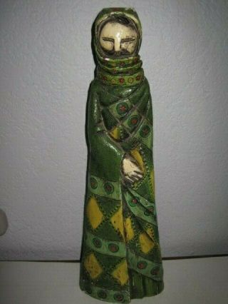 Vintage Jaru Monk Statue Figure Figurine Chalkware Jarustone