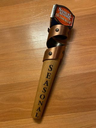 Sam Adams Seasonal Octoberfest / Summer Ale Beer Short Tap Handle Broken Bottom