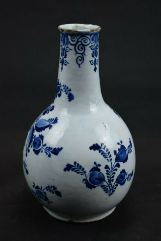 Estate - 18th Century Delftware Bottle (vase?)