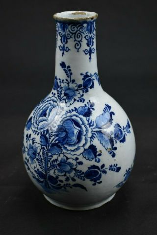 Estate - 18th Century Delftware Bottle (Vase?) 2