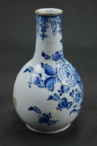 Estate - 18th Century Delftware Bottle (Vase?) 3
