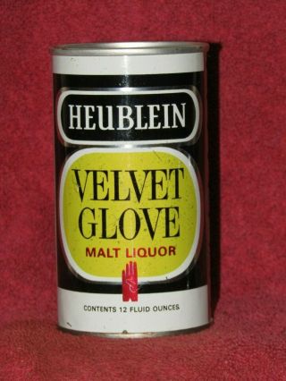 Heublein Velvet Glove Malt Liquor tab top beer can Theo.  Hamm Brewing Co 3
