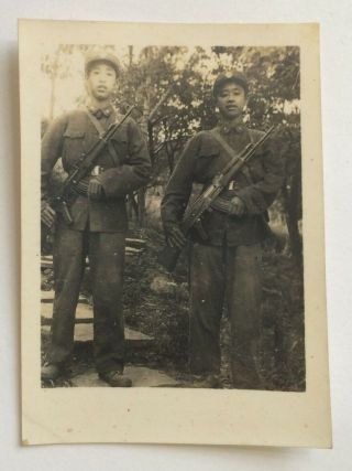 1960s Machine Gun China Pla Chinese People 
