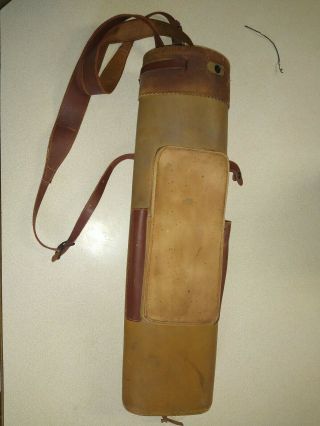 Vintage Fred Bear Leather Arrow Quiver The Nimrod