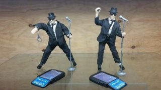 1997 Blues Brothers Jake And Elwood 9 Inch Action Figures With Accessories