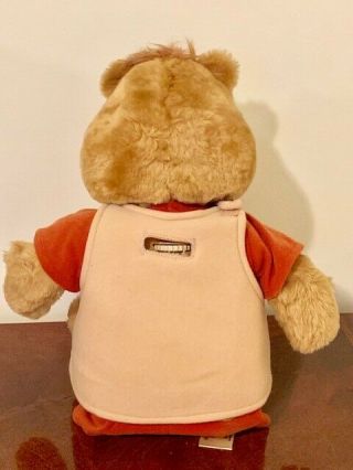 Vintage 1984 / 1985 Teddy Ruxpin Talking Bear Plush Worlds Of Wonder Toy 2