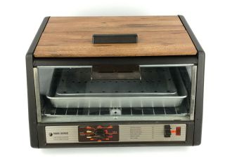 Vintage Toast - R - Oven Toaster Oven Black & Decker Big 6 Slice B2t660d