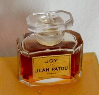 Vintage Joy De Jean Patou Paris 1oz Bottle Extract Parfum