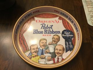 Pabst Blue Ribbon Beer Pbr Barbershop Quartet P - 923 Beer Tray