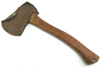 Vintage Plumb Official Bsa Boy Scout Axe Hatchet Be Prepared With Leather Sheath