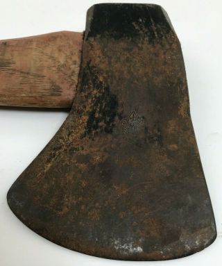 Vintage Plumb Official BSA Boy Scout Axe Hatchet Be Prepared with Leather Sheath 3
