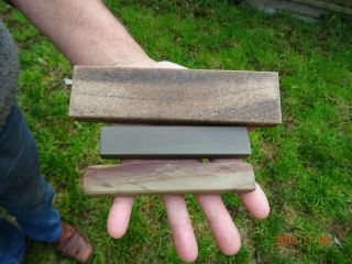 3 Natural Sharpening Stones : - Washita,  Llyn Idwal & Charnley Forest