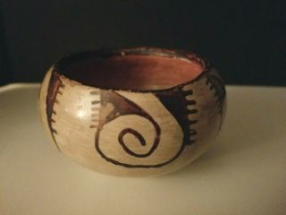 Vintage Native American Pueblo Indian Maricopa Pottery Signed