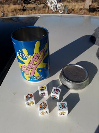 Futurama Benders Bluff Dice Game Slurm Can Collectable Robot Fry Good News