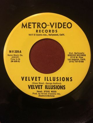Velvet Illusions: Velvet Illusions - Rare Garage/psych 45 On Metro - Video - Nm