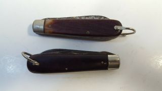 Vintage Sears Craftsman 9560 Pocket Knife And Imperial Electricians Pocket Knife