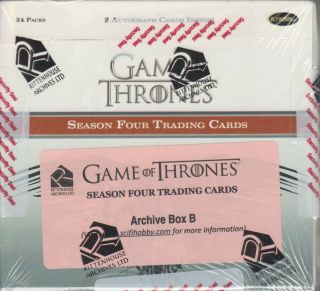 Game of Thrones - Season 4 - Factory Archive Box 2