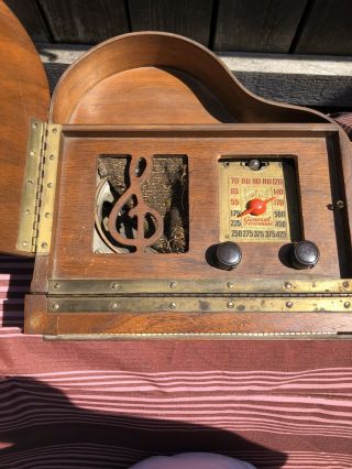 Vintage General Television Piano Tube Radio Model 534,  / restoration 3