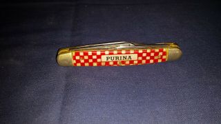 Vintage Purina Pocket Knife - Kutmaster - Utica N.  Y.  Usa