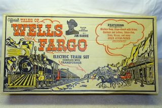 Vintage Marx Wells Fargo Train Set & Play Set 54762 Partial Set