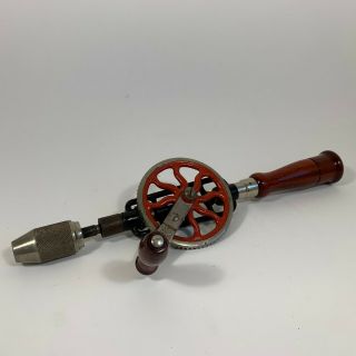 Millers Falls Egg Beater 3 - Jaw Chuck No.  2 Hand Drill