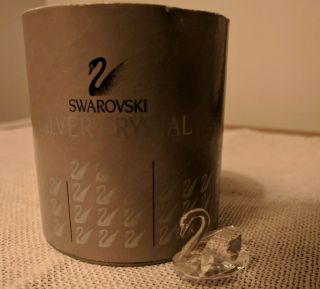 Swarovski Crystal Small Swan Scs 100 Year Anniversary W/ Box