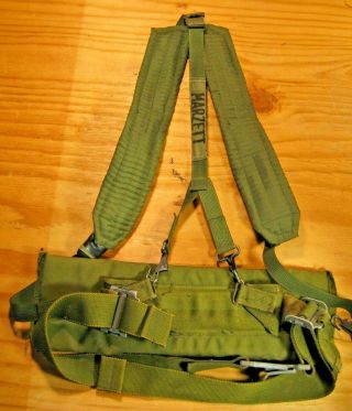 Alice Lc - 2 Y - Harness Y Suspenders Us Military Od Green Euc Individual Equipment