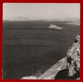 39558 Sounion Greece 1950.  The View From The Temple Of Poseidon.  Photo
