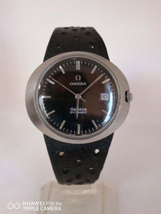 Omega Dynamic Men 41 Mm Genève Vintage Swiss Hand Wind Watch Cal 601