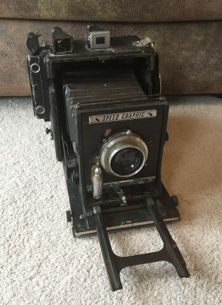 Vintage Graflex Speed Graphic Camera Kodak Ektar