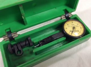 THREE vintage Machinist lathe tool dial indicators Starrett 711F federal 3
