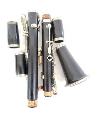 Vintage Selmer Clarinet " Balanced Tone " 3 Extra Barrels 1949 Professional N5747