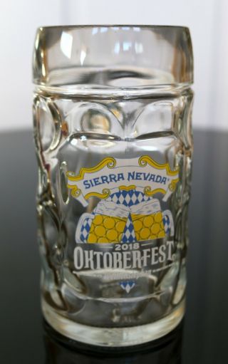 Sierra Nevada Weihenstephan Beer Mug Oktoberfest 0.  5l Clear Glass Dimple Mug