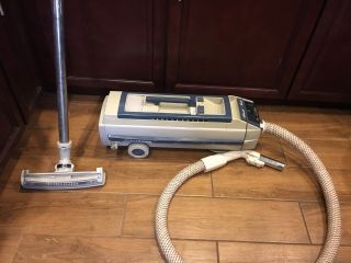 Vintage Electrolux Canister Vacuum Functional With Attachments